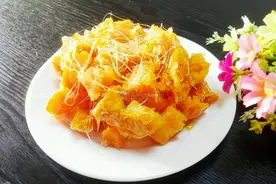 做拔丝红薯不成功，熬糖是关键，大厨教你好方法拔丝半米长图片