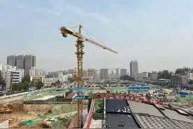 西安幸福林带项目已全面进入地下主体建设阶段图片