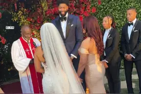 篮球巨星结婚！与老婆相恋5年还养育一儿一女，婚礼现场众星云集图片