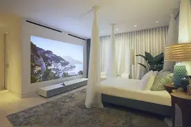 装修设计中投影仪的使用 小资家庭必备 提升家居休闲体验舒适感图片