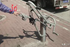 嘎吱嘎吱响的健身器材，被人移走！小区的宁静又回来了图片