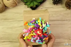 创意手工DIY，带你学习如何制作礼品装饰花！图片