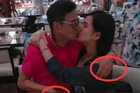毫无界限的父爱：李国麟与女儿拥吻，吴宗宪从背后双手环抱女儿图片