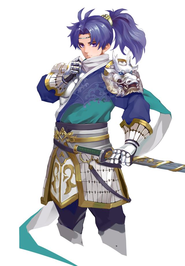 唯美国漫风格《三国罗曼史》游戏卡牌高清原画 女性版三国人物欣赏