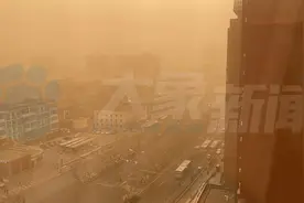 速速戴上口罩！扬沙天气将在下午进入河南境内图片