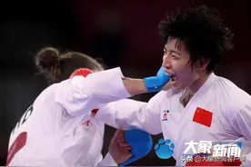 惜败！河南姑娘尹笑言奥运会空手道摘银图片