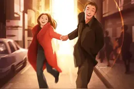 插画 丨 愿你内心山河壮阔，始终相信人间值得图片