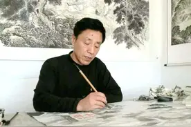 王绍德老师用画笔构绘出行云流水的河山，用色彩点染出世间美景图片