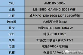 给妹妹装一台5600X+3060ti的A4主机图片