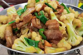 酒店的干锅花菜为什么那么好吃，那是有原因的，方法和技巧很重要图片