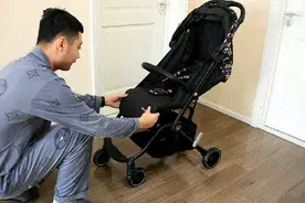 不弯腰折叠婴儿伞车老父亲选择：双十二入手惠尔顿婴儿伞车图片