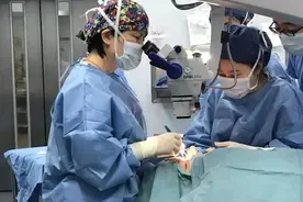 7岁孩子近视1300度 儿童医院为多名高度近视患儿行后巩膜加固术联合斜视矫正术图片