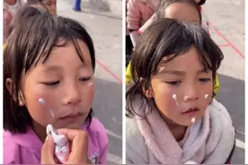 点赞！老师细心为孩子涂护脸霜的背后，是众多山村教师的缩影图片
