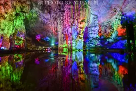 游中国最美的地下河，赏全国最大的溶洞瀑布，享2亿年的洞河清凉图片