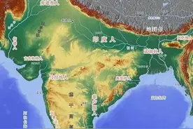 关于印度及青藏高原的一组地图图片图片