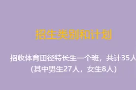 2020年豫章中学体育特长班招生简章出炉图片