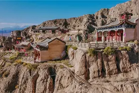 甘肃第二大城市，面积是兰州的三倍，西北最美的文殊寺就在这里图片
