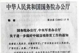 搬走“死神”：1994年中越边境大扫雷图片