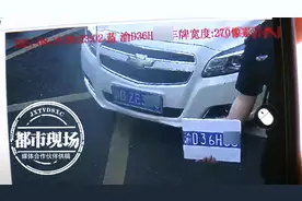 神操作！男子手绘车牌骗过智能系统，屡次成功出入小区不缴费图片