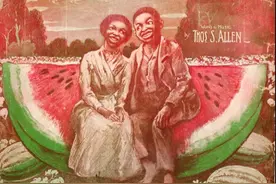 夏天，千万不要请黑人吃西瓜图片