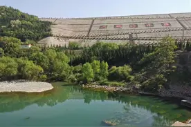 石头河水库风光好，青山绿水等你来赏！走起图片