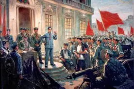解放军为什么总能打胜仗丨①军旗跟着党旗走，党为人民军队注入胜战基因图片
