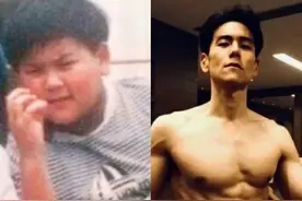 曾经的他与现在“胖”若两人，疯狂减重后逆袭成国民男神图片