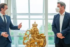 德国巴伐利亚州开始放松与奥地利的边境管控图片