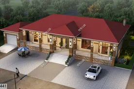 10套农村一层养老房，有院子有火炕，15万的造价盖哪套都不亏图片