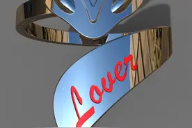 用SolidWorks画一个银狐戒指，没有难度图片