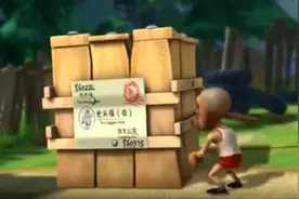 熊出没光头强分身术，钢铁之躯砍树神器，可还是敌不过狗熊的折腾图片