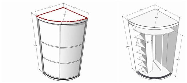卧室转角装弧形柜,入住才知被坑了,换l型衣柜,转角就是衣帽间