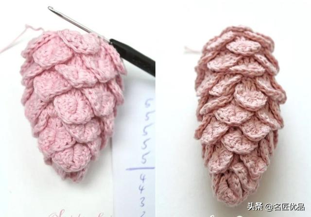 温暖毛线钩鱼鳞的方法