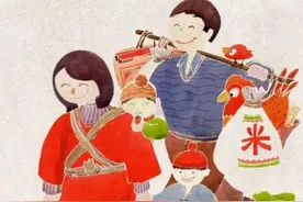 民间故事，三个女婿拜年，穷女婿被丈母娘安排在厨房吃饭图片