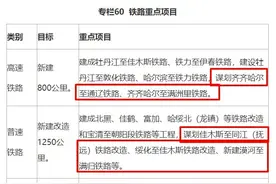 黑龙江铁路“看点”：5年内还要规划2条高铁、3条普速铁路图片