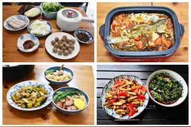 广东两口子的7天晚餐，有时只有一锅菜有时满满一桌，幸福的味道图片