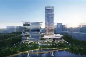 快讯！三亚总部基地起步区，将崛起170米超高层，高清效果图！图片