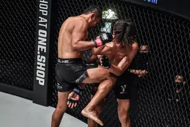 昨晚大爆冷！中国明星拳手遭传奇老将TKO图片