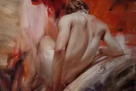 美国艺术家 Mark.Arian 的人体素描和油画图片