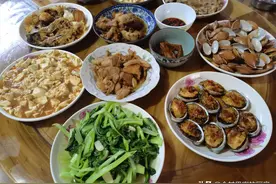 每逢娘家胖三斤，看这两天的晚餐，网友们说，胖也是幸福的图片