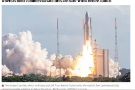 世界首颗可重复编程量子通信卫星发射图片