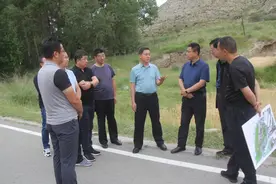 交警支队参加G569线武威至仙米寺段公路建设现场评审会图片