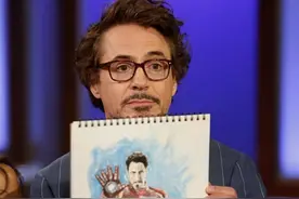 超级英雄给自己画画，儿童涂鸦式的作品可见美日二次元文化的差距图片