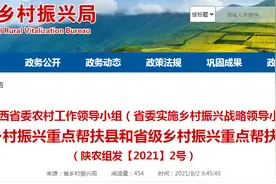 陕西26个县被确定为乡村振兴重点帮扶县，其中国家级11个图片