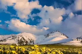 一座美丽的山峰——阿克塔斯姑娘峰图片