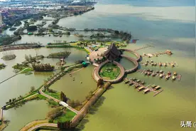高空瞰滇池古滇艺海大码头，溯2000多年古滇国文明图片