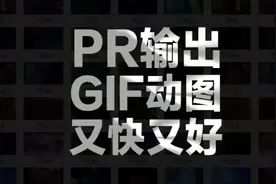 PR中如何快速导出又小又清晰的Gif动图？图片