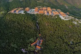 张夏火车站东山隐藏着一座大寺院，大唐三藏法师义净出家的义净寺图片