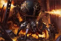 战锤40k-喷射混沌毒液的机械蜘蛛-恶魔引擎毒液爬行者图片