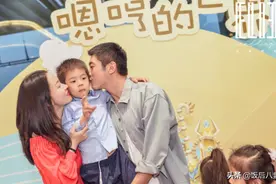 霍思燕杜江为6岁儿子举办生日会，一家三口温馨同框好有爱图片